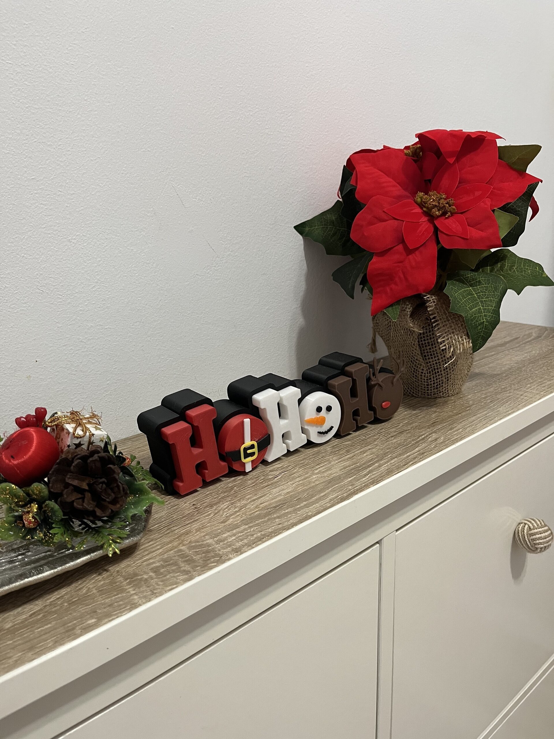 ADORNO LETRAS HO HO HO - 3