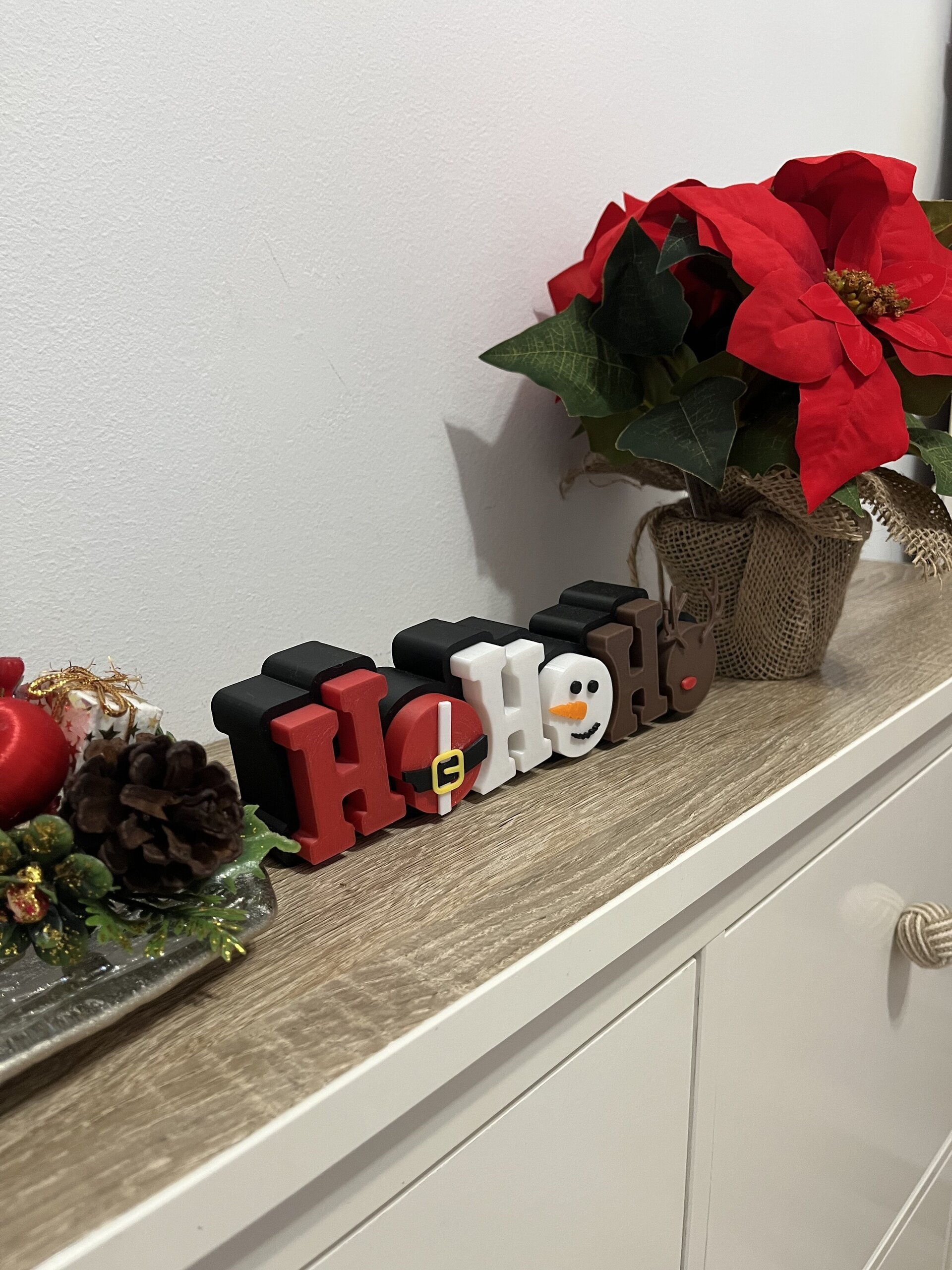 ADORNO LETRAS HO HO HO - 5
