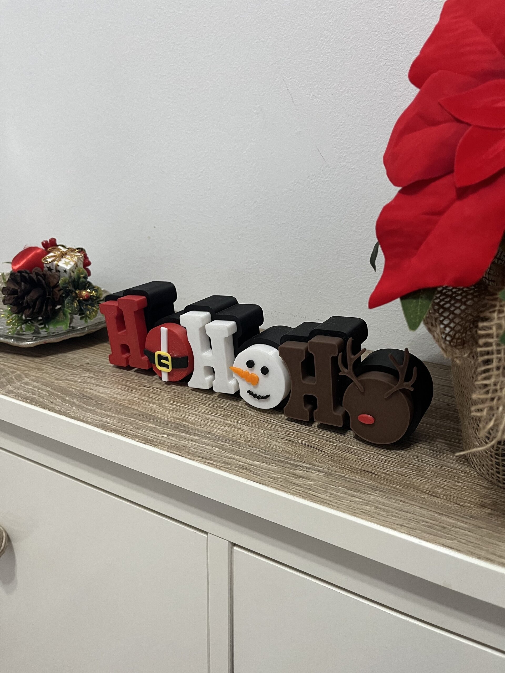 ADORNO LETRAS HO HO HO - 1